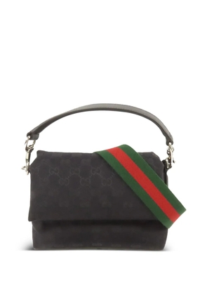 Gucci Pre-Owned canvas shoulder bag - Black