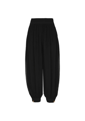 ZIMMERMANN Luna Billow harem trousers - Black