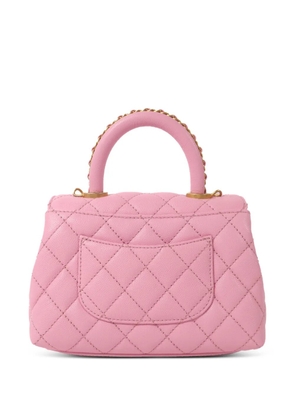 CHANEL Pre-Owned quilted CC turn-lock leather tote bag - Pink