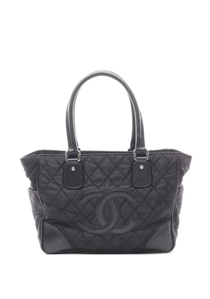 CHANEL Pre-Owned 2008-2009 quilted tote bag - Black