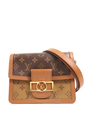 Louis Vuitton Pre-Owned Mini Dauphine Monogram Reverse shoulder bag - Brown