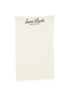 MC2 Saint Barth Foutas Light striped beach towel - Neutrals