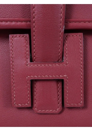 Hermès Pre-Owned 2026 Jige Elan 29 Swift leather clutch bag - Red