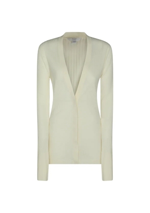 Malo ribbed knitted cardigan - Neutrals