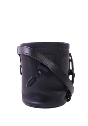 Louis Vuitton Pre-Owned Chalk Nano Monogram Shadow shoulder bag - Black