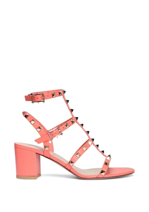 Valentino Garavani stud-embellished sandals - Orange