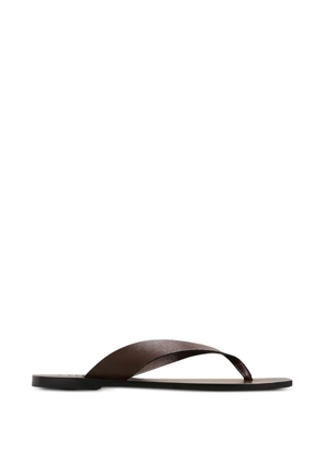 A.EMERY Kinto leather thong sandals - Brown