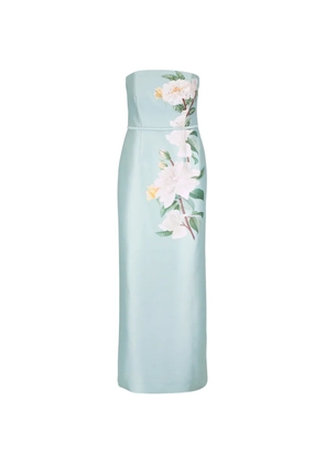 Sachin & Babi bead-embellished floral-print maxi dress - Blue