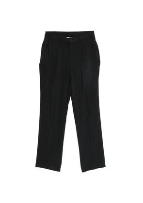 Hevo pleated straight-leg trousers - Black