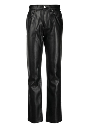 Diesel P-Arcy-A faux-leather trousers - Black