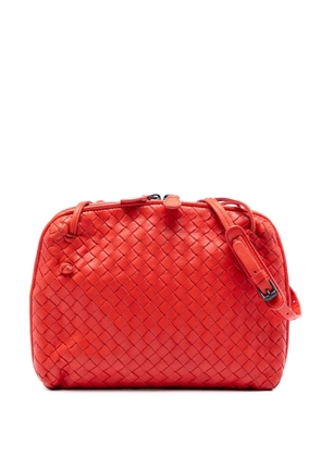 Bottega Veneta Pre-Owned 2012-2026 Nappa Intrecciato Nodini crossbody bag - Orange