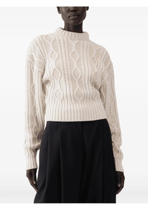 Jacquemus Amelo cable-knit sweater - Neutrals