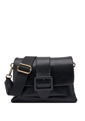 FRAU buckle-detail pebbled tote bag - Black