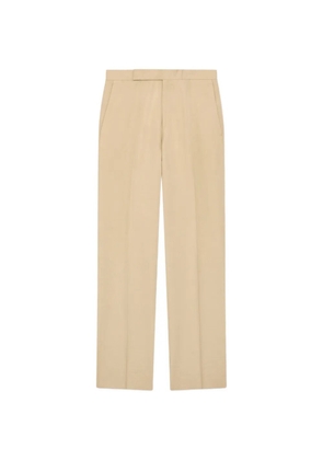 Lardini flat-front trousers - Neutrals