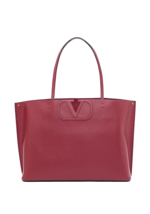 Valentino Garavani Fill Me calfskin shopping bag - Red