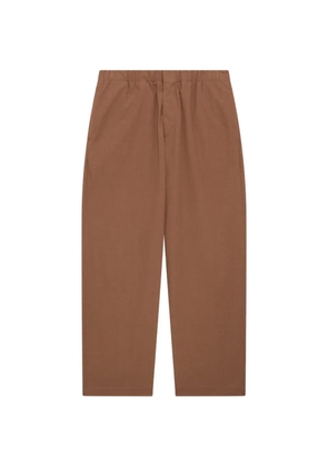 Lardini flat-front trousers - Brown