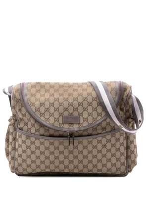 Gucci Pre-Owned 2016-2025 GG Canvas Web Diaper Bag crossbody bag - Purple
