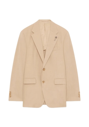 Lardini single-breasted blazer - Neutrals