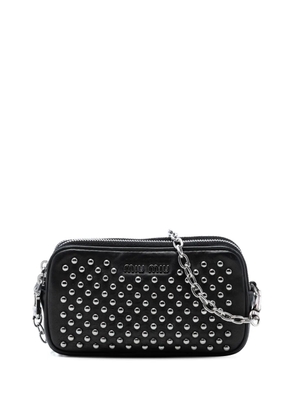 Miu Miu Pre-Owned 2000-2025 Studded Leather Double Zip crossbody bag - Black