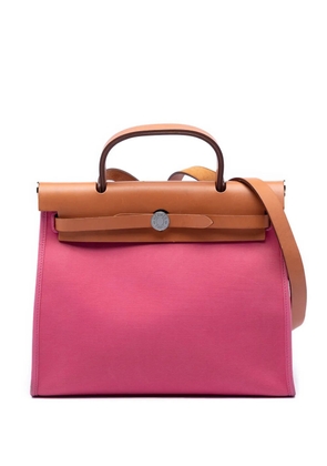 Hermès Pre-Owned 2012 Toile Herbag Zip 31 satchel - Brown