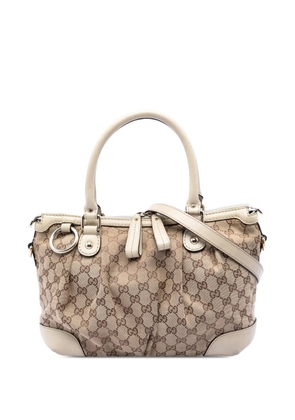 Gucci Pre-Owned 2016-2026 GG Canvas Sukey satchel - Neutrals