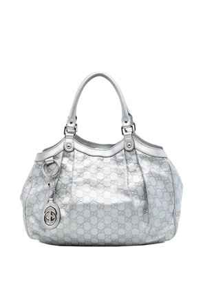 Gucci Pre-Owned 2016-2025 Medium Guccissima Sukey tote bag - Silver
