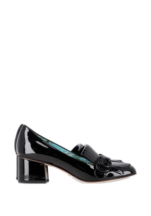 Gucci Pre-Owned GG Marmont fringed pumps - Black