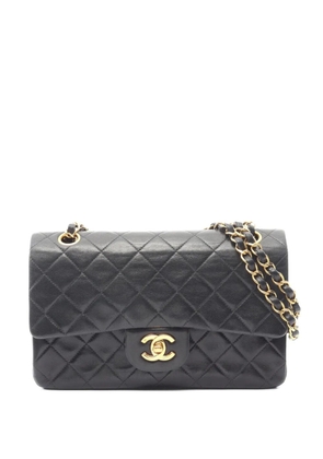 CHANEL Pre-Owned 1991-1994 matelassé double-flap shoulder bag - Black