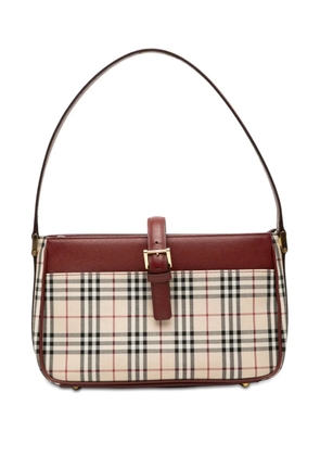 Burberry Pre-Owned 2000-2017 House Check Canvas shoulder bag - Neutrals