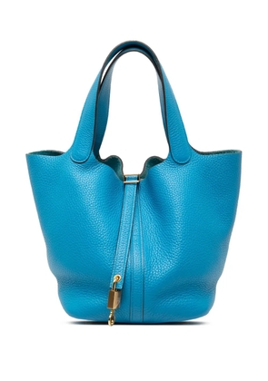 Hermès Pre-Owned 2018 Togo Picotin Lock 22 handbag - Blue