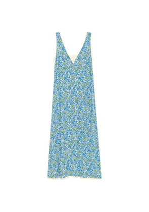 Zadig&Voltaire Renzo floral-print midi dress - Blue