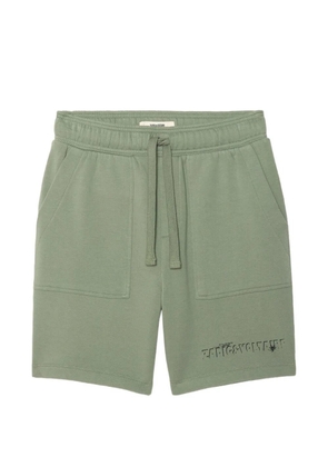 Zadig&Voltaire logo-print drawstring shorts - Green