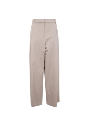 Nº21 pleated wide-leg trousers - Neutrals
