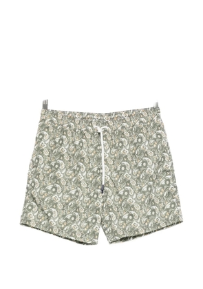 Barba paisley-print swim shorts - Green