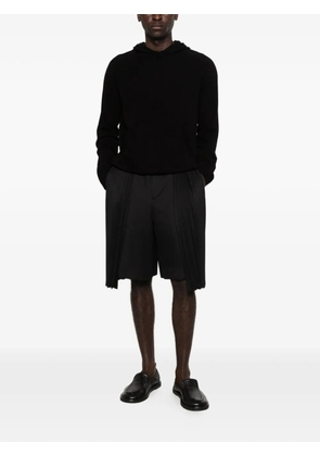Comme Des Garçons pleated-panel trousers - Black