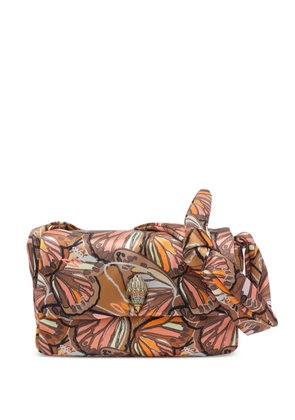 Kurt Geiger London Kensington Knot butterfly-print shoulder bag - Brown
