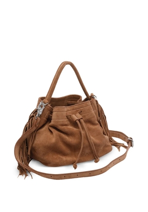 Vic Matie Sense fringed tote bag - Brown