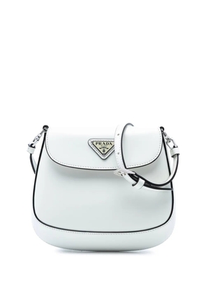 Prada Pre-Owned 2000-2013 Mini Brushed Leather Cleo Bag crossbody bag - White