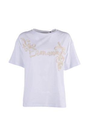 Ermanno Scervino embroidered logo t-shirt - White