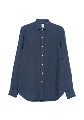 Finamore 1925 Napoli button-up long-sleeve shirt - Blue