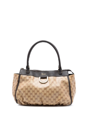 Gucci Pre-Owned 2016-2026 GG Crystal Abbey D Ring tote bag - Neutrals