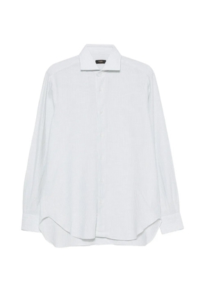 Barba striped shirt - White