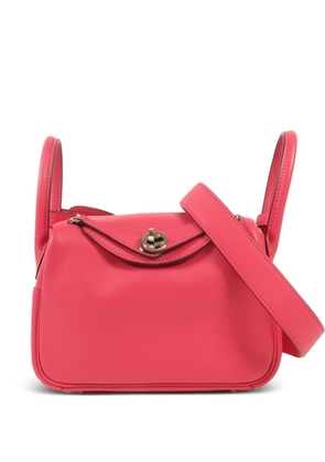 Hermès Pre-Owned mini Lindy Swift-leather crossbody bag - Pink