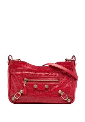 Balenciaga Pre-Owned 2018 Lambskin Motocross Giant 12 Hip crossbody bag - Red