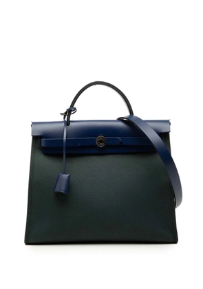 Hermès Pre-Owned 2021 Toile Herbag Zip 31 satchel - Blue