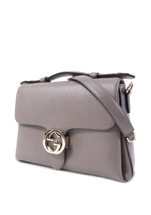 Gucci Pre-Owned G Interlocking chain shoulder bag - Grey