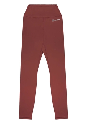 Sporty & Rich Runner Script high-waisted leggings - Red