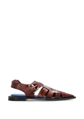 Lanvin pointed-toe sandals - Brown