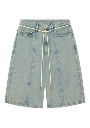 ABOUTBLANK drawstring shorts - Blue