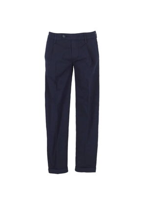 Re-Hash pleated turn-up trousers - Blue